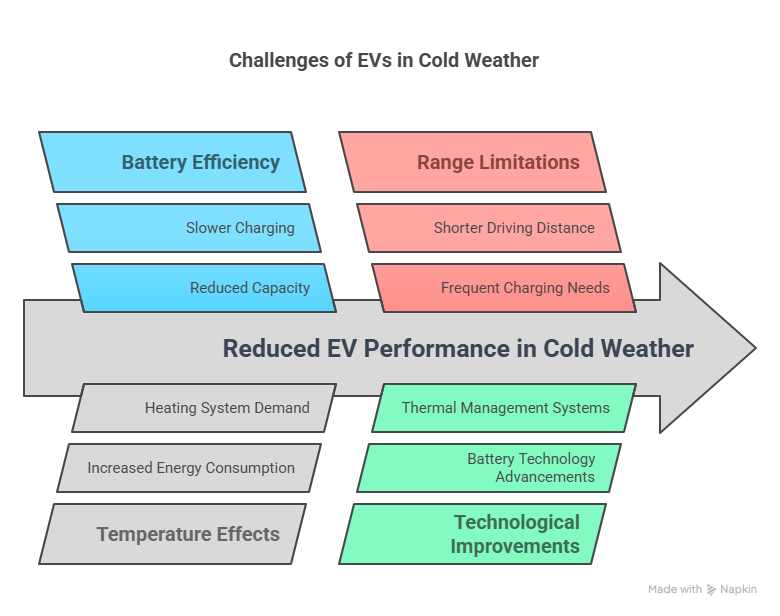 Why Electric Cars Struggle in Winter